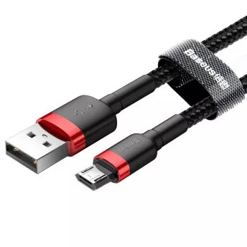 Micro-USB-Kabel Baseus Cafule 1,5A 2m (rot & schwarz)