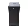 Wandmontiertes Rack Extralink Rackmount-Schrank 18U 600x600 Schwarz Schlüsselschloss