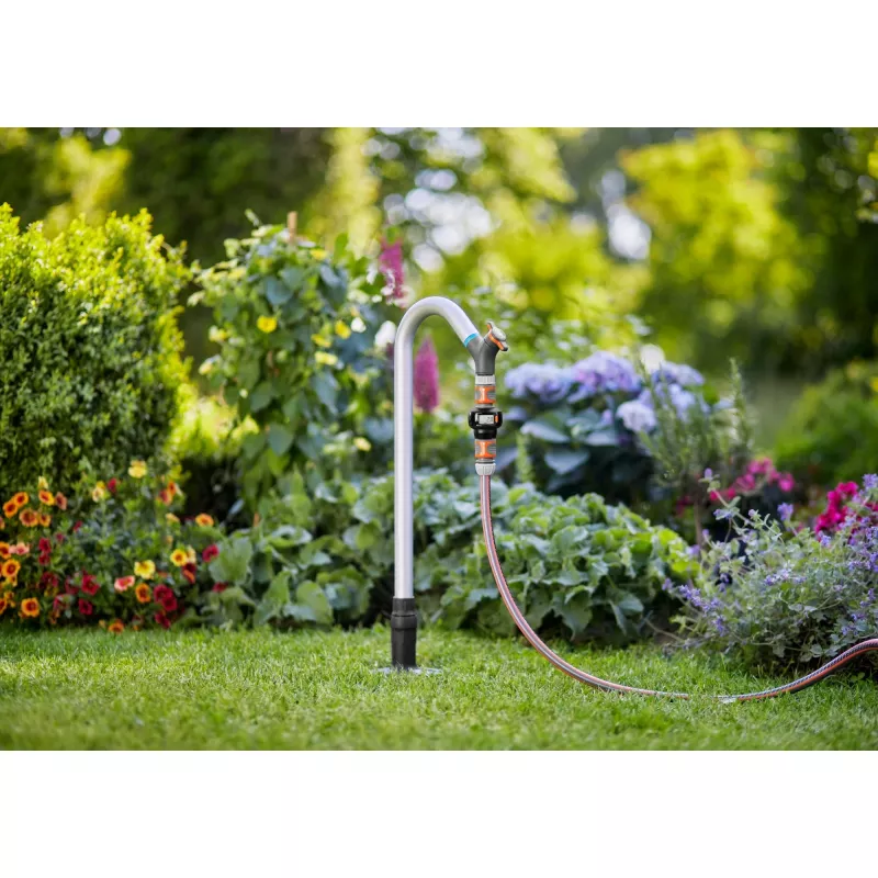 Gardena AquaCount 18350-20 Wasserzähler, Schwarz/Grau/Orange