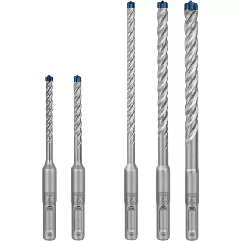 Bosch Expert SDS-plus-7X Hammerbohrer-Satz, 5-teilig, 5/6/8/10 mm