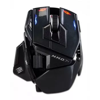 Mad Catz M.M.O. 7+ Wireless Gaming Maus, Schwarz