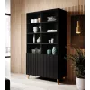 PAFOS Regal 100x40x176.5 cm matt schwarz