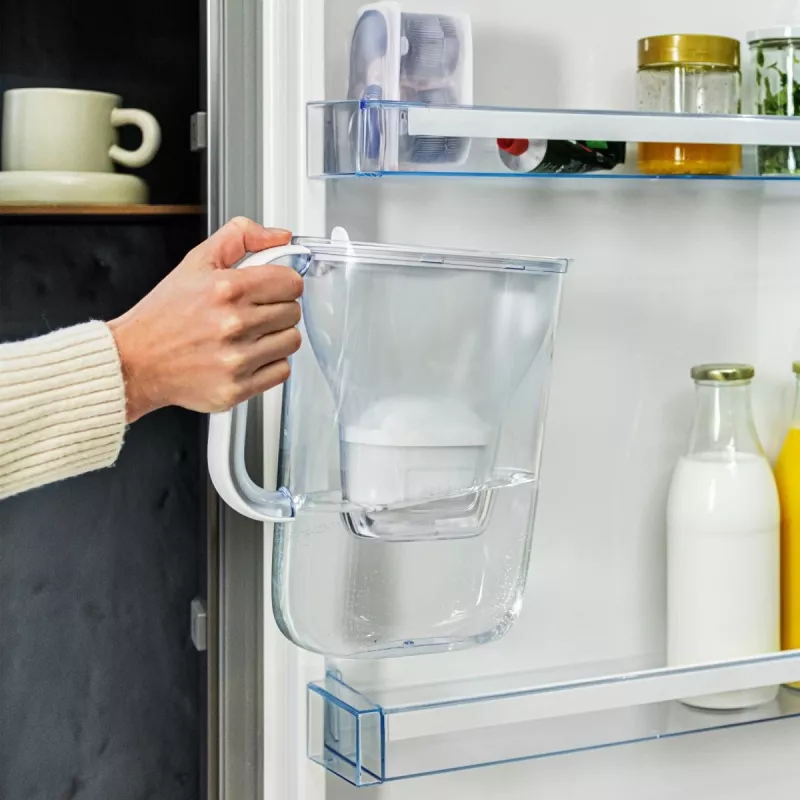 BRITA Style Essential Wasserfilter-Kanne 2,4 l mit 1 MAXTRA Pro Kartusche, Weiß
