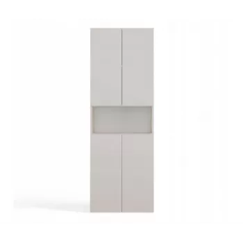 Badezimmerschrank Nel DK 1K Korb Kaschmirfarbe
