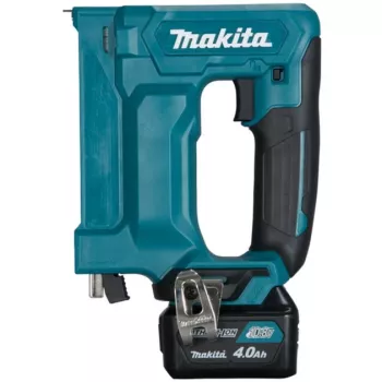 Akku-Tacker ST113DSMJ, 10,8 Volt, Elektrotacker Blau/Schwarz, 2x Lithium-Ionen-Akku 4,0Ah, in MAKPAC Größe 1