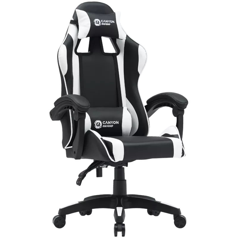 Gaming-Stuhl CANYON Core SGCH2 — schwarz/weiß, ergonomisches Design, höhenverstellbar