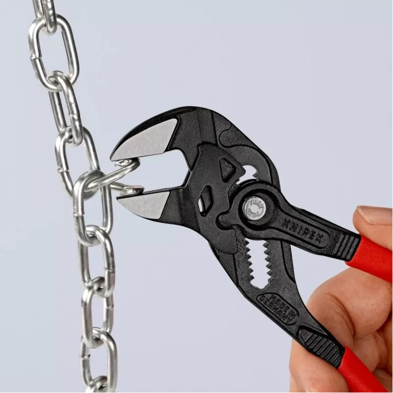 Knipex 86 01 180 Zangenschlüssel, 180 mm, max. Öffnung 40 mm, 15-fach einstellbar, rot