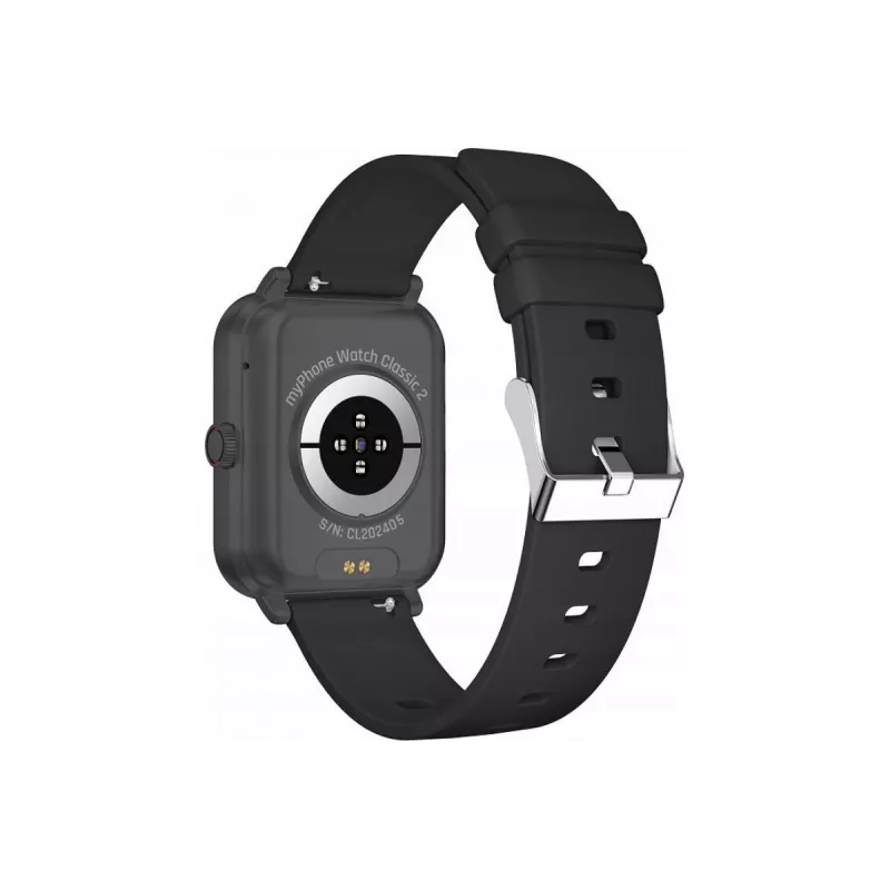 myPhone Watch Classic 2 4,7 cm (1,85 inch) IPS Digital 240 x 284 Pixel Touchscreen Schwarz