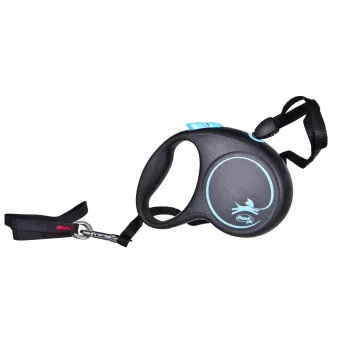 Flexi Black Design S 5 m Hundeleine mit Rollmechanismus