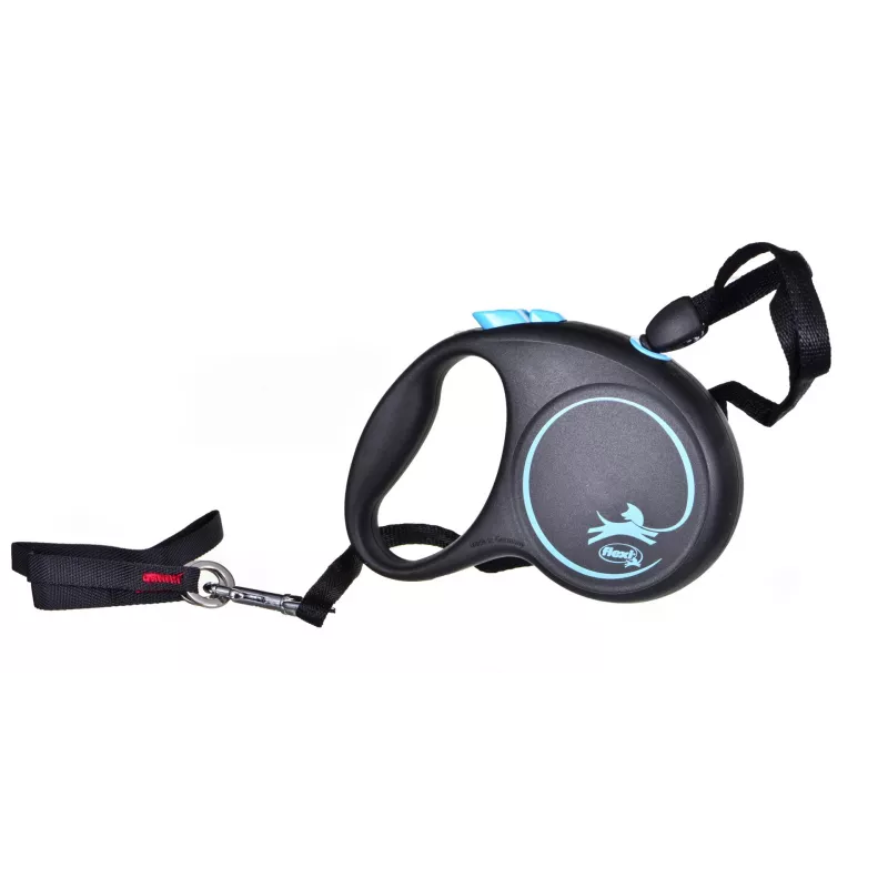 Flexi Black Design S 5 m Hundeleine mit Rollmechanismus