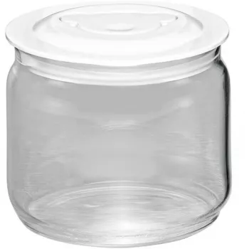 Glasbehälter Rommelsbacher JG05 0,5 l hitzebeständig mit Deckel für Joghurtbereiter JG60
