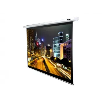 Elite Screens Electric100XH Produkt Weiß
