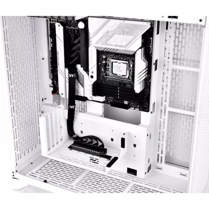 Thermaltake PCI-E 4.0 Dual-90-Grad-Riser-Kabel, 40 cm, Schwarz