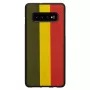 Man and Wood Smartphone-Hülle für Galaxy S10 Plus – Reggae Schwarz Schutzhülle