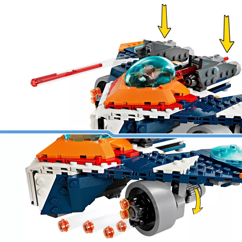 Konstruktionsspielzeug LEGO Marvel Super Heroes Rocket Raumschiff 76278 – Rocket und Ronan Set