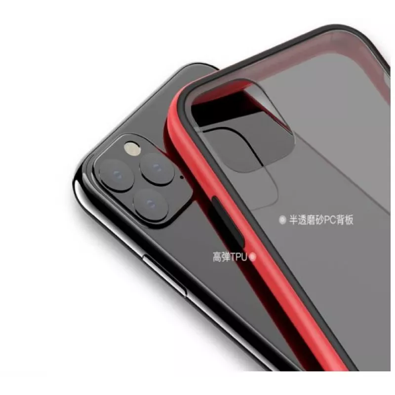 Schützende Anti-Schock-Hülle COMMA für iPhone 11 Pro Max – schwarz