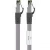 Goobay CAT 8.1 Patchkabel, S/FTP (PiMF), Grau, 3 m - LSZH halogenfrei, Kupfer AWG 24 (55138)