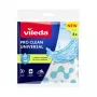 Reinigungstuch VILEDA Pro Clean 179370 — universelles enzymbehandeltes Tuch, Nassgebrauch, 4er-Pack