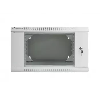 Lanberg WF02-6606-10S Rack-Schrank 6U Wandmontage-Rack Grau