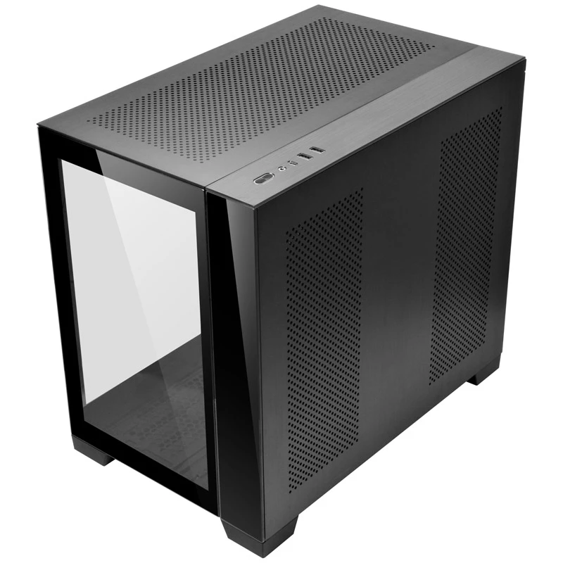 Lian Li O11 Dynamic Mini + Mini Riser Card - PCIe 4.0, Schwarz