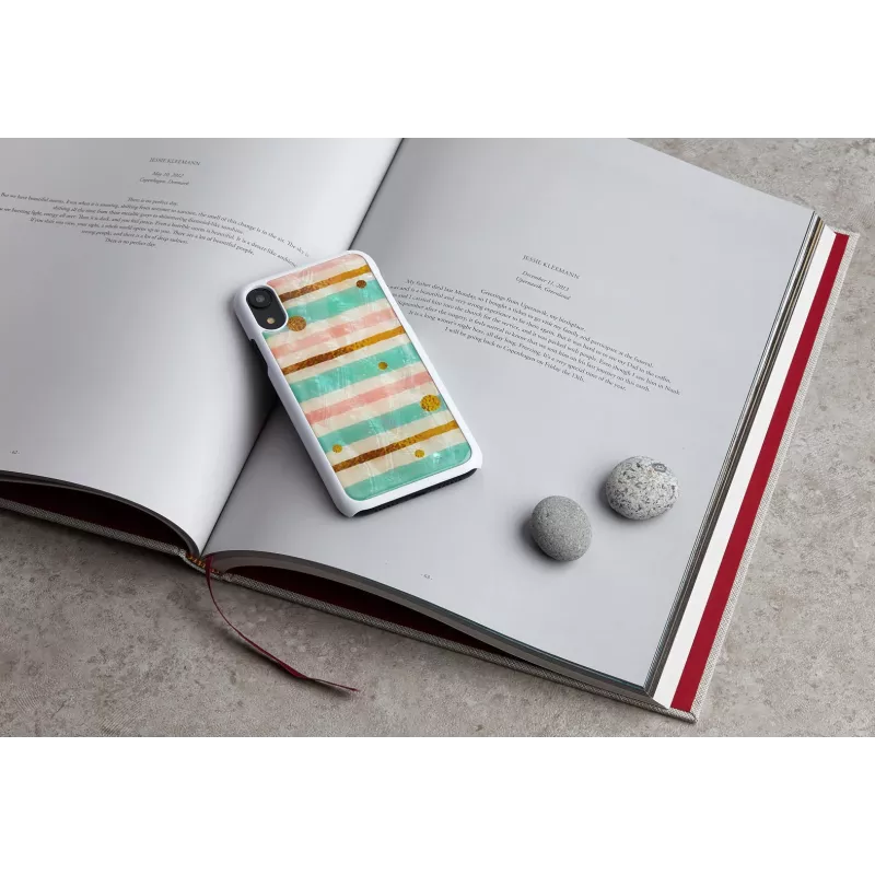 iKins Pop Hülle für iPhone XR, Mintweiß, K1730H