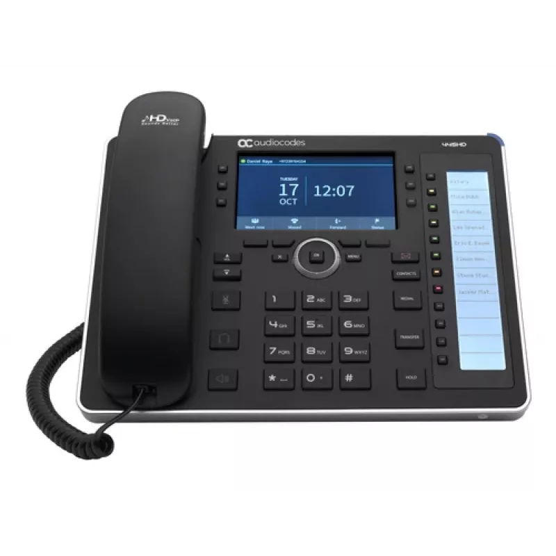445HD IP-TELEFON PoE GbE mit externem Netzteil Schwarz 2 Ethernet 10
