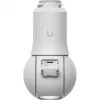 Ubiquiti UniFi G6 PTZ UVC-G6-PTZ-W IP-Überwachungskamera, 4K 8 MP (3864x2160), Dual-Objektiv, 10x Hybrid-Zoom, Innen und Außen, IP66, PoE, Decken-/Wand-/Mastmontage, 350° Drehbereich, Weiß