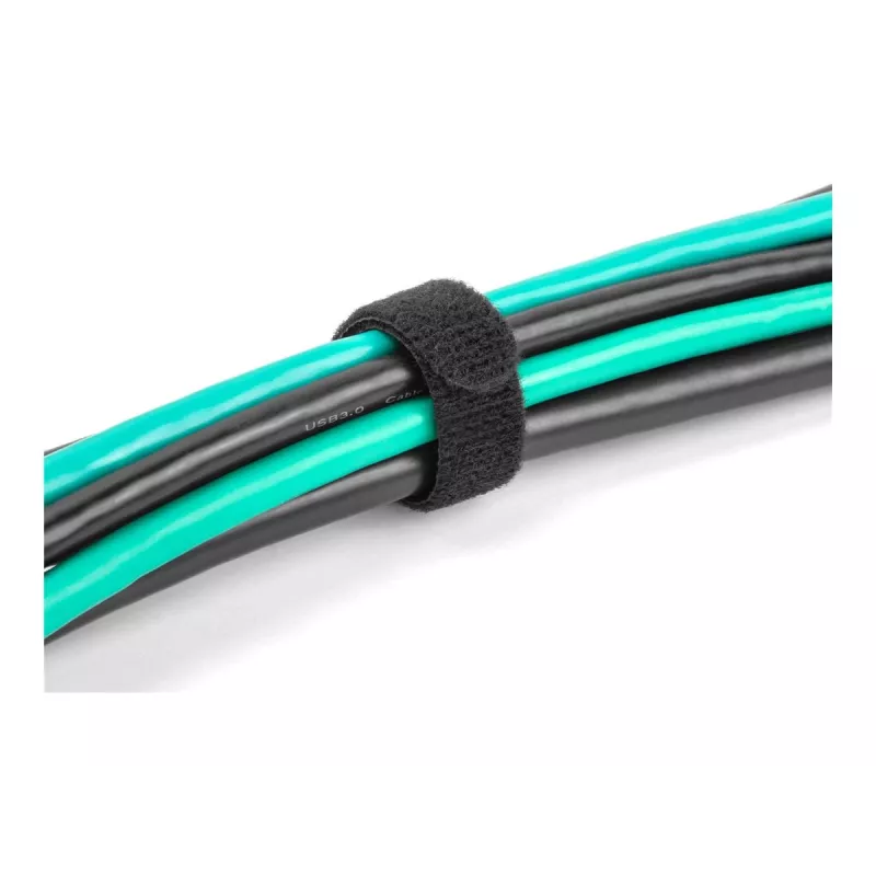 Klett-Kabelbinder DeLOCK 19075 300x12mm schwarz 10 Stück