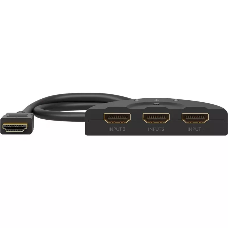 Goobay 58487 HDMI-Umschalter 3 auf 1 (4K @ 30 Hz)