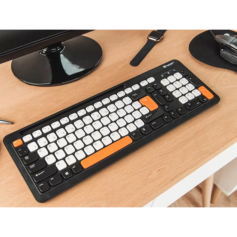 Tracer Greg RF kabellose Tastatur, 2,4 GHz, Standardgröße, Schwarz