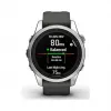 Garmin fēnix 7S Pro 3,05 cm (1,2 inch) MIP 42 mm Digital 240 x 240 Pixel Touchscreen Silber Wi-Fi GPS (Satellit)