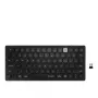 Kensington K75502DE Multi-Device Dual Wireless kompakte Tastatur, 2,4 GHz + Bluetooth, DE-Layout, Schwarz