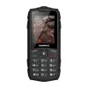 Hammer ROCK LTE robustes Mobiltelefon 48 MB RAM 128 MB, 2,4" IPS, Dual-SIM, 3G, IP68, 2 MP, 3000 mAh, Schwarz