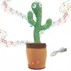 Tanzender Kaktus Spielzeug Extralink Toys, Singendes Spielzeug für Kinder LED USB