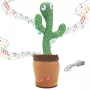 Tanzender Kaktus Spielzeug Extralink Toys, Singendes Spielzeug für Kinder LED USB