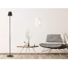 Beper P201UTP403 Akku-Sofalampe, Touch-Bedienung, höhenverstellbar, 2,3 W, Corten
