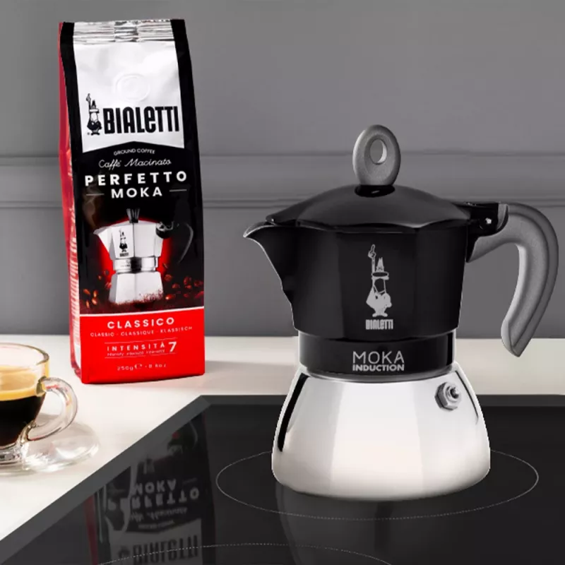 Bialetti Moka Induction Moka-Kanne 6 Tassen