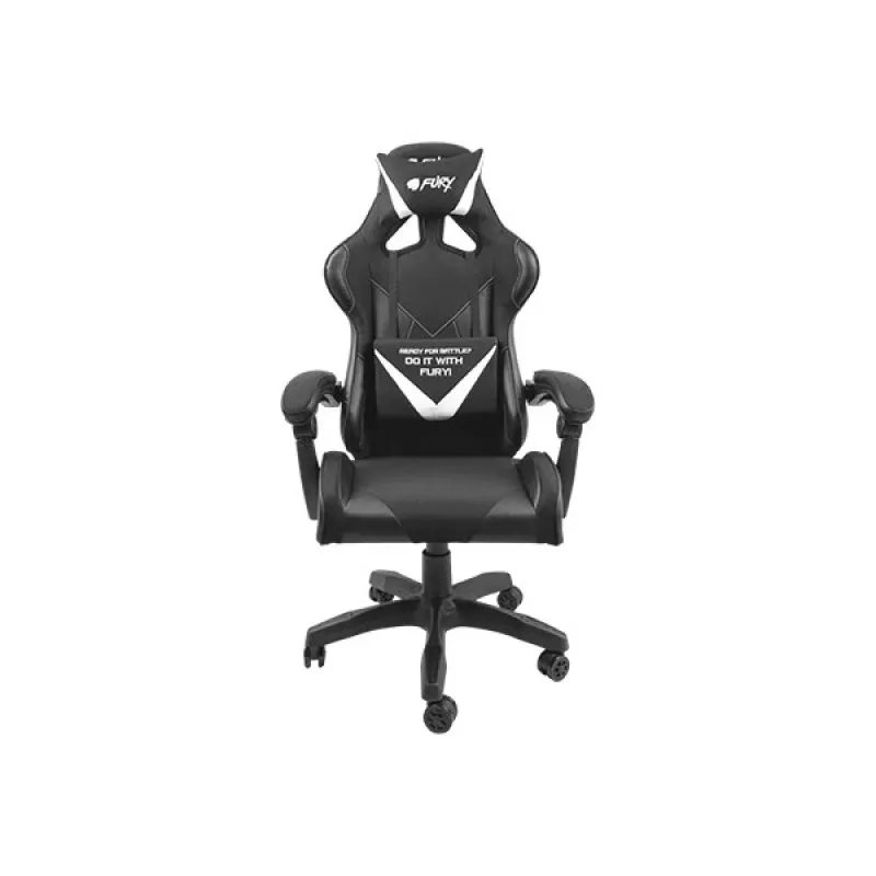 FURY Avenger L Universal Gaming Chair mit gepolsterter Sitzfläche Schwarz