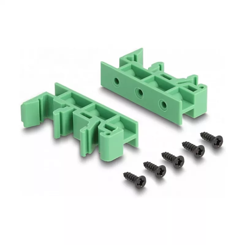 DeLOCK 66911 D-Sub 25-Pin-Stecker zu 26-poligem Klemmenblock-Adapter für Hutschiene