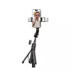 Tech-Protect L05S Selfie-Stick-Stativ LED-Leuchte Bluetooth-Fernbedienung