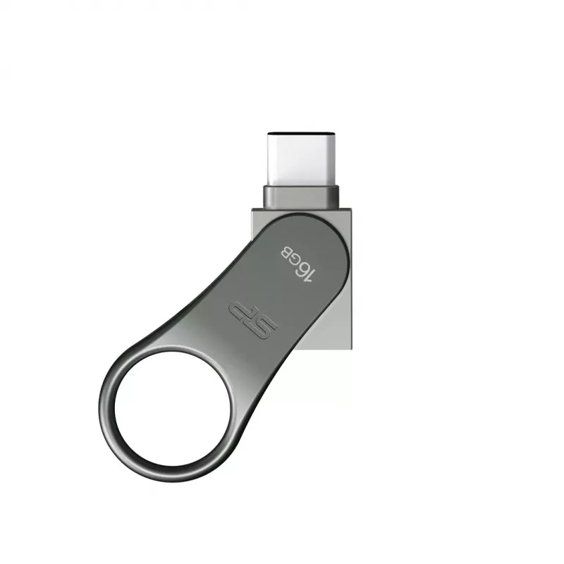 USB-Flash-Laufwerk Silicon Power 16 GB USB Typ-A / USB Typ-C, USB 3.2 Gen 1, Titan, Zinkgehäuse