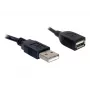 USB 2.0 Verlängerungskabel DeLOCK 82457 0,15 m Schwarz
