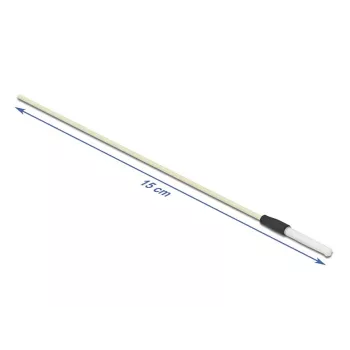 Delock 86781 Reinigungsstäbe für Glasfasern, 15 cm, Weiß, 5 Stück