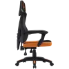 Gaming-Stuhl CANYON Wave MCH02 — Mesh-Rückenlehne, ergonomisches Design, schwarz/orange