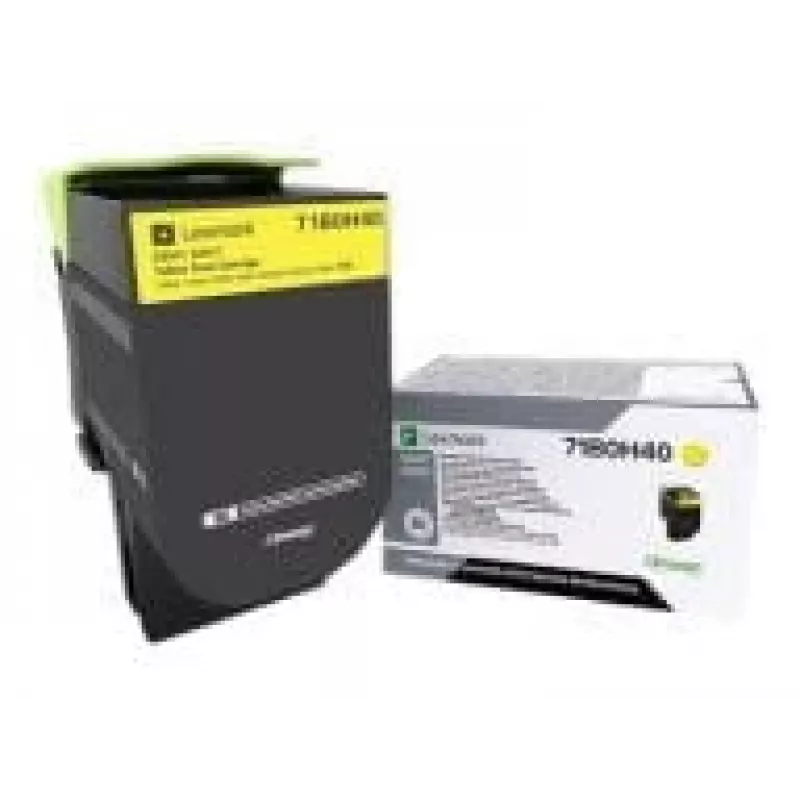 Lexmark 71B0H40 Tonerkartusche für CS417/CS517/CX417/CX517, Gelb, High Yield