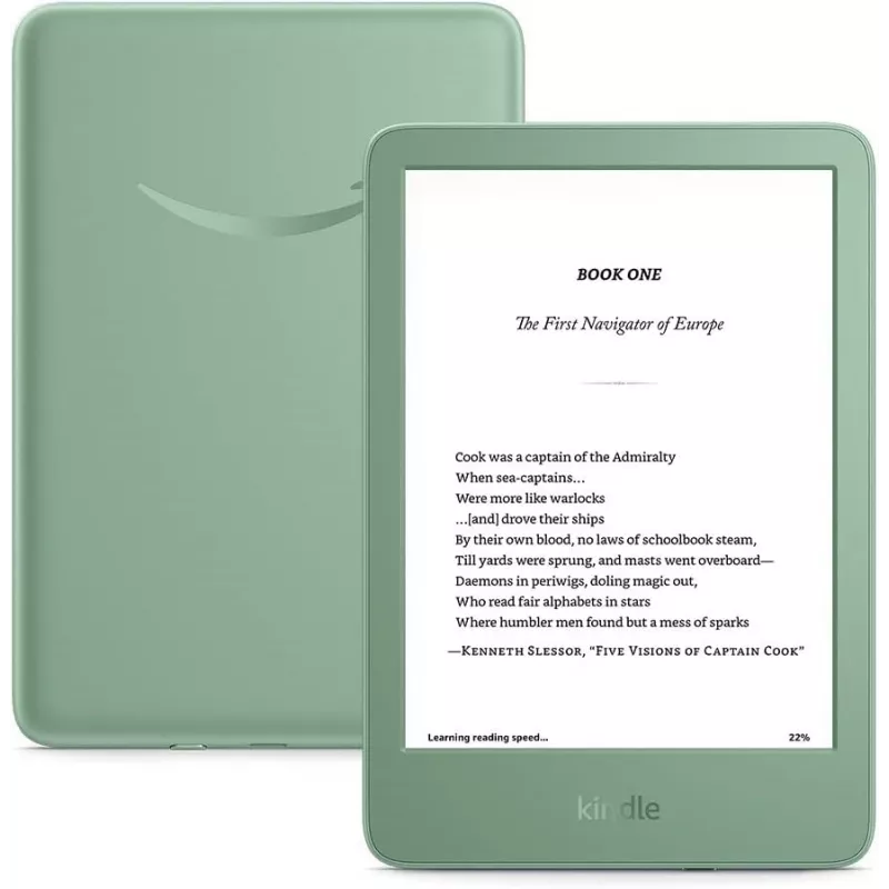 Amazon Kindle 11. Generation B0CNVCQZG1 E-Book-Reader, 6 Zoll, 16 GB, WLAN, mit Werbung, Matcha