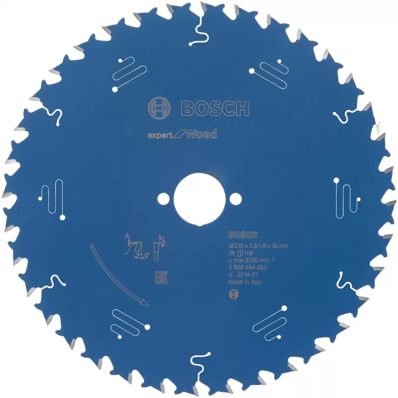 Kreissägeblatt Bosch 2 608 644 062 23 cm Bohrung 3 cm 8300 U/min