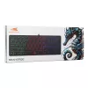 Baracuda Seahorse BGK-04141 kompakte Gaming-Tastatur mit 64 Tasten, Regenbogen-Hintergrundbeleuchtung, US, schwarz