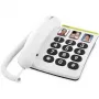 Doro PhoneEasy 331ph Schnurgebundenes Telefon, Weiß
