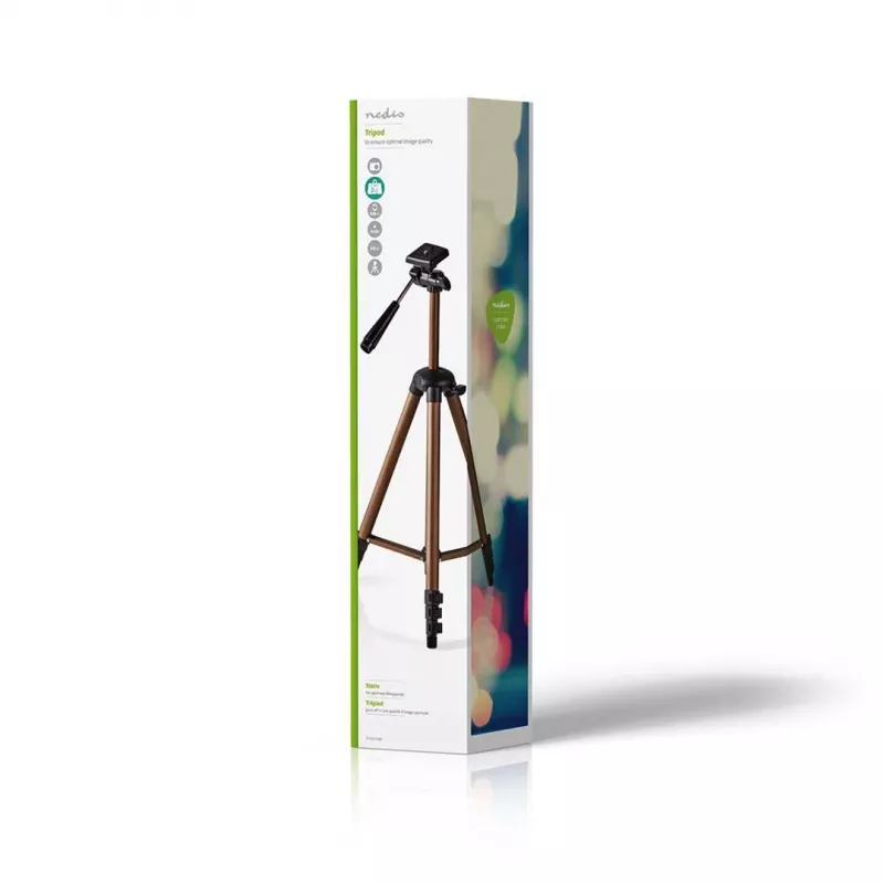 Nedis TPOD2100BZ Stativ Universal 3 Beine Bronze, Silber